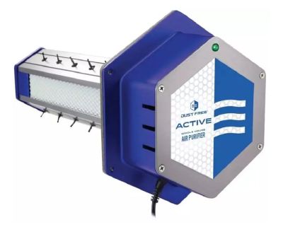 Active 12“ UV-C Luchtreiniger met UV-C PCO Technologie + Ionisatie Tot 3.000 m3/h
