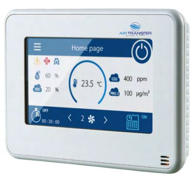 AT25 Touch screen bediening Inclusief bediening middels een APP en eigen WiFi netwerk